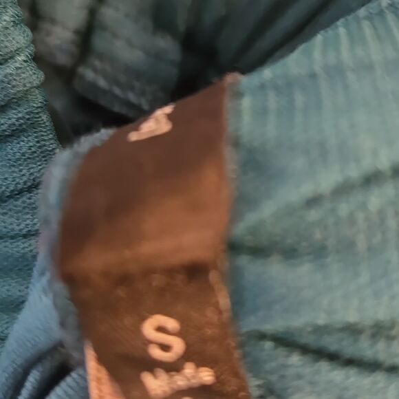 INA Teal Blue Green Peasant Mesh Maxi Skirt - Picture 7 of 8